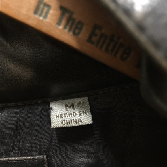 MENS LEVI LEATHER JACKET - Picture 6 of 8